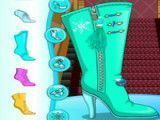 Frozen Elsa decorar botas