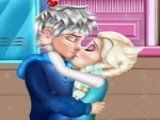 Elsa beijar Jack na escola