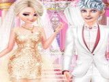 Elsa noiva vestido fashion